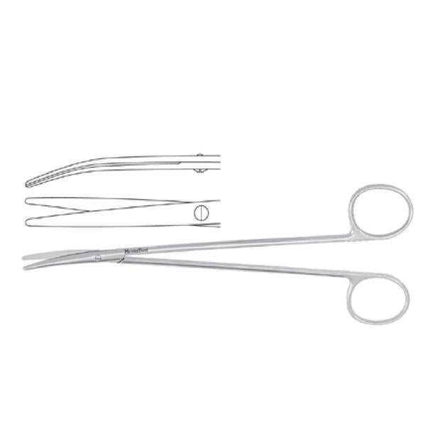 Miltex-Integra Scissors Metzenbaum Meister-Hand 7" Blunt/Blunt Curved Stainless Steel Ea - MH5-288