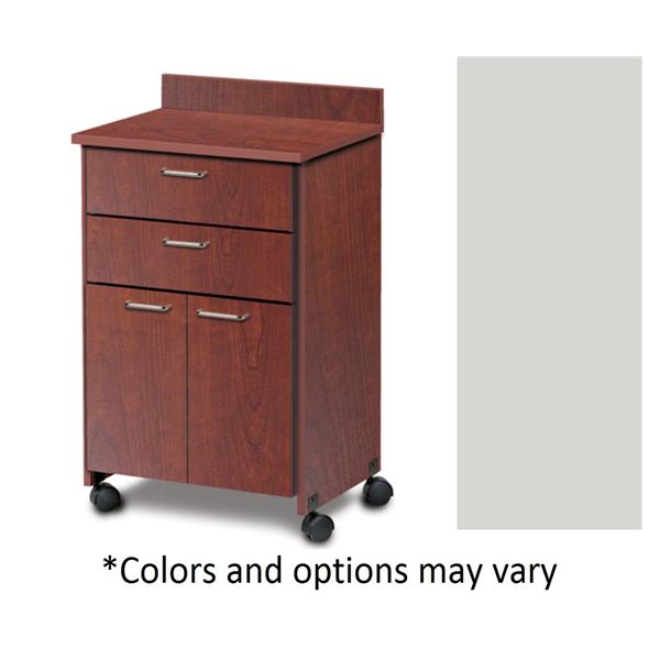 Clinton Industries. Cabinet Treatment 2 Door/2 Drawer Laminate 24X18.25X35" Gray Ea - 8922-1GR