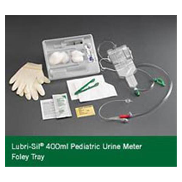Bard Medical Division Tray Foley Catheter Lubri-Sil 8Fr 400Cc All Silicone Hydrogel Coated 10/Ca - 895708