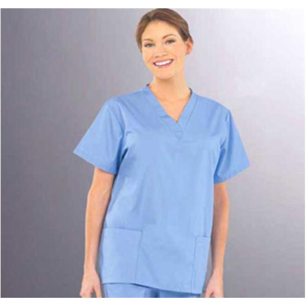 Fashion Seal Shirt Scrub Fashion Poplin Womens X-Small Ceil Blue Ea - 7347-XS