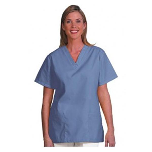 Fashion Seal Shirt Scrub Fashion Poplin Womens 2X Large Ceil Blue Ea - 7347-2XL