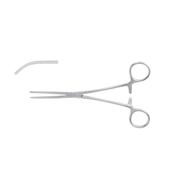 Miltex-Integra Forcep Hemostatic Rochester-Pean Meister-Hand 9" Serrated Curved Ss Ea - MH7-144