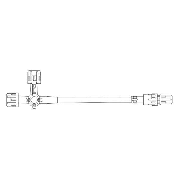 Baxter Healthcare Stopcock 4-Way Priming Volume 4.1Ml Male Luer Lock 22" 50/Case - 2C6251