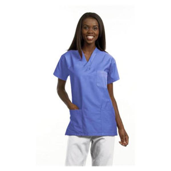 Fashion Seal Shirt Scrub Fashion Poplin Unisex Medium Ceil Blue Ea - 78762-M