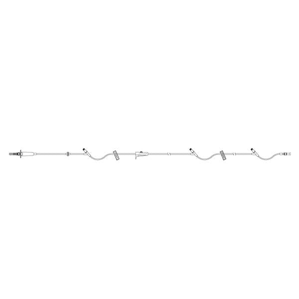 Icu Medical Iv Administration Set Lifeshield 3 Yinj Sts 100 15Drp Priming Volume 16Ml 48/Ca - 1266428