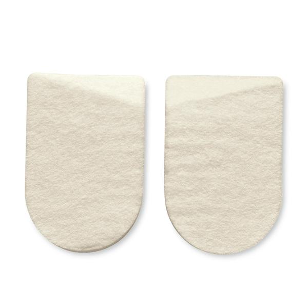 Hapad Pad Medial/Lateral Heel Wool/Felt 3" White 1/Pair - LW3