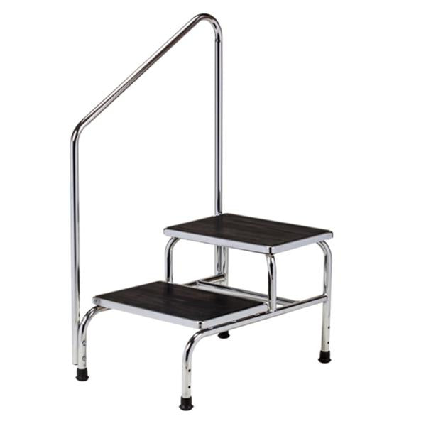 Clinton Industries. Stool Step Chrome 4 Leg 2 Step Ea - T-6850