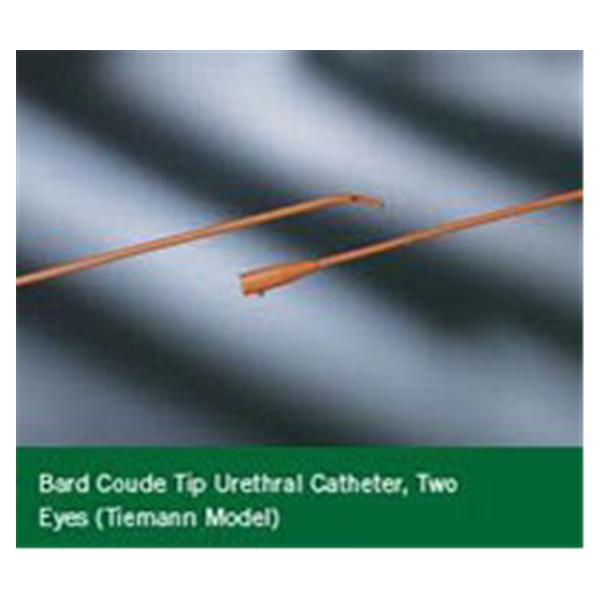 Bard Medical Division Catheter Intermittent 16Fr Coude Olive Tip Rubber/Silicone Coated 16" 12/Ca - 120616