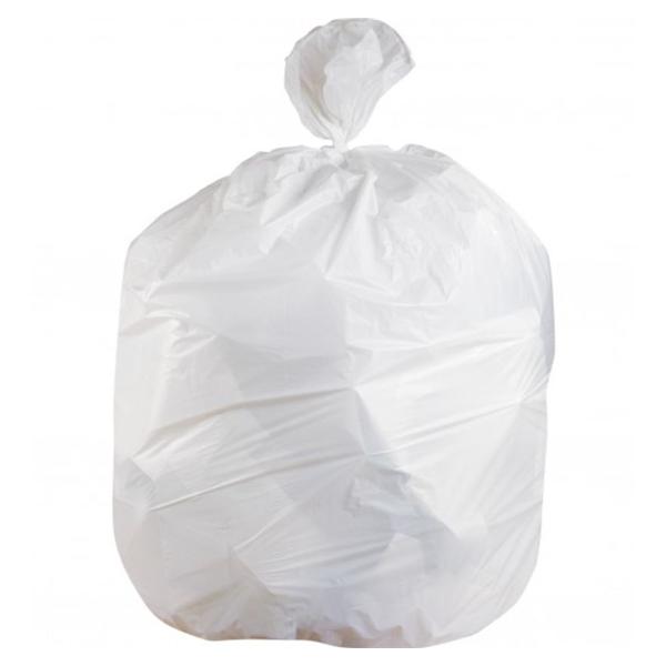 Heritage Bag Company Bag Trash Super Tuf 20-30Gal Lldpe 0-9/10Mm Flat Pack 30X36" White 200/Ca - H6036TW
