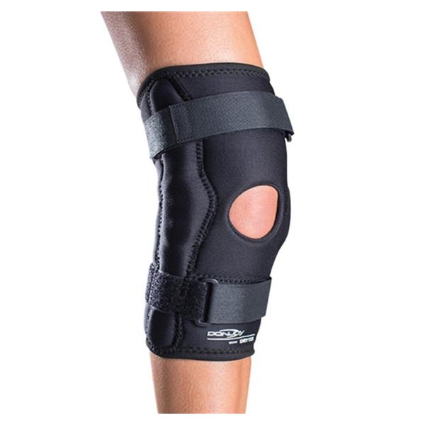 DJO Brace Wraparound Economy Adult Knee Drytex Black Size Small Ea - 11-0673-2