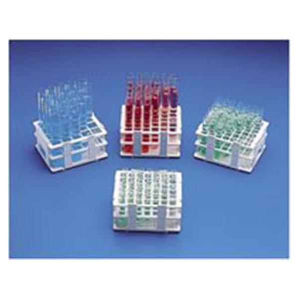 Bel-Art Products No-Wire Test Tube Rack 16Mm/ Half-Size 30 Place White Ea - F187480016