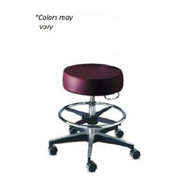 Brewer Company Stool Exam Century Series Buckskin Casters Backless 5 Leg Ea - 11001FR-RU840