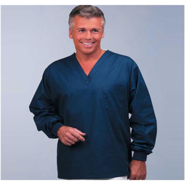 Fashion Seal Shirt Scrub Fashion Blend Unisex Small Navy Ea - 6689-S