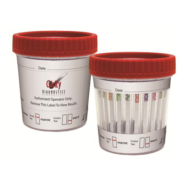 Diagnostic Test Group Clarity Drug Screen Urine Test Cup Clia Waived 10 Panel 25/Bx - CD-CDOA-4104