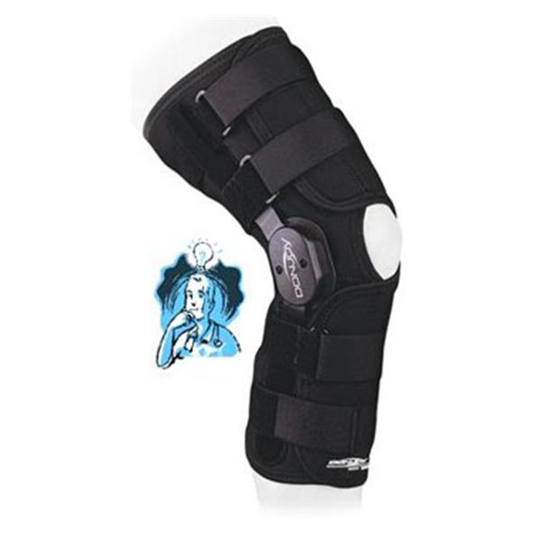 DJO Brace Wraparound Playmaker Adult Knee Drytex Black Size 3X-Large Ea - 11-0759-7