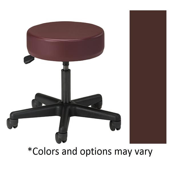 Clinton Industries. Stool Exam Standard Series Burgundy 2.5" Casters Backless 5 Leg Ea - 2135-3BG