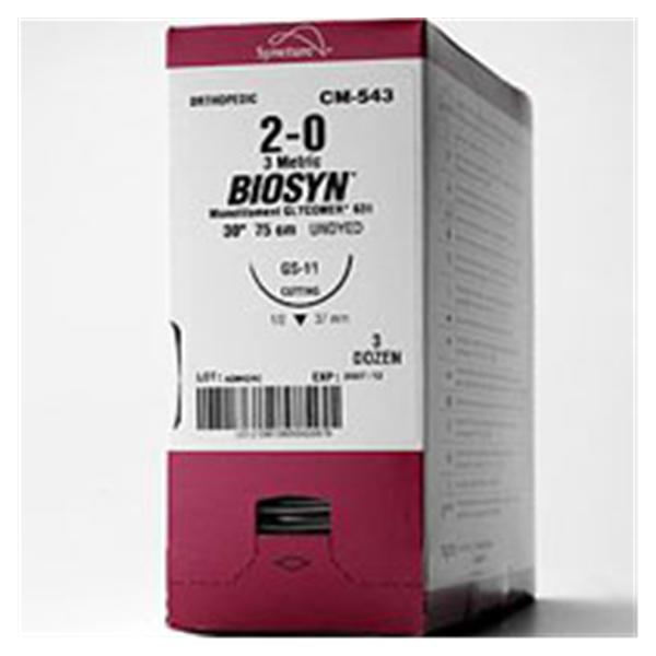 Medtronic MITG-Covidien Suture 1 Polyglecaprone Gs-13 Biosyn Violet 36" Monofilament 36/Ca - CM222