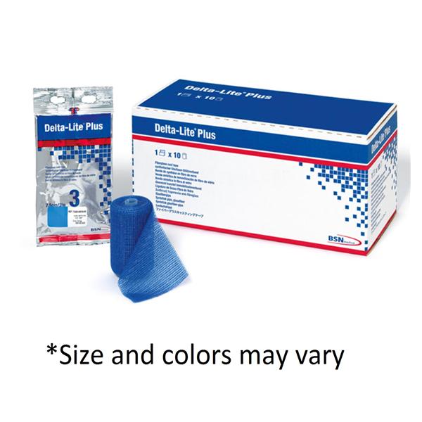 BSN Medical Tape Casting Delta-Lite Plus Fbrgls 3X4 Rl 3-5 Minute Set Time Lf Black 10Rl/Bx - 7345846