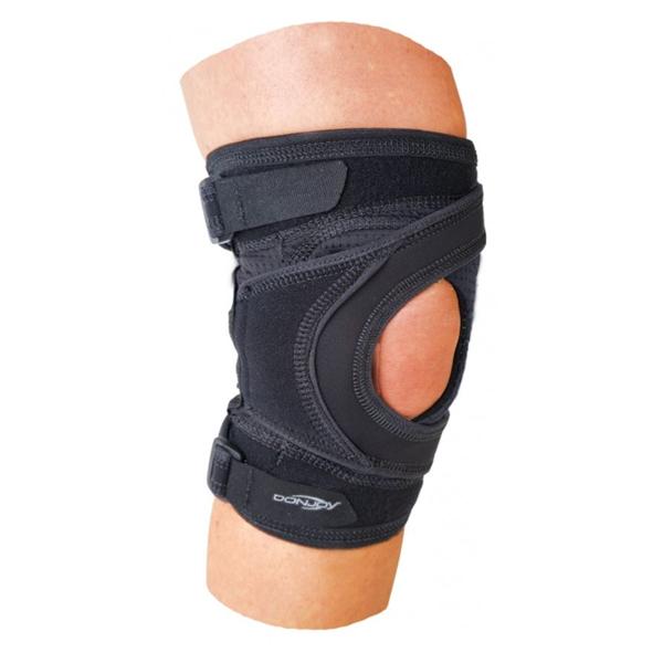 DJO Brace Tru-Pull Lite Adult Knee Black Size 3X-Large Right Ea - 11-0260-7