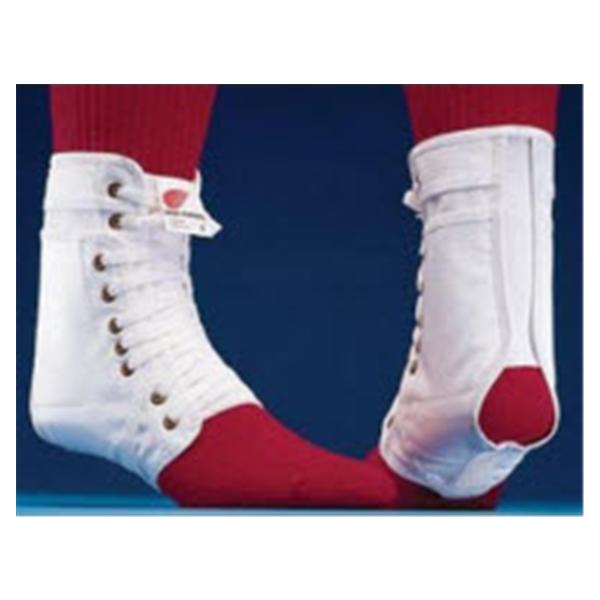 Bird & Cronin Brace Ankle Lok M11-12/W12-13 Ank Vnl Lmnt/Nyl M11-12/W12-13 Wht Sz Lg Univ Ea - 0814-2314