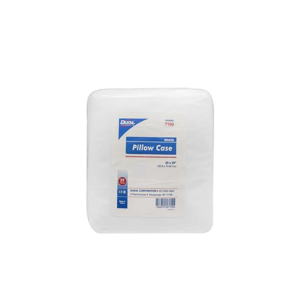 Dukal Corporation Pillowcase 20 In X 29 In Tissue / Poly White 100/Ca - 7100