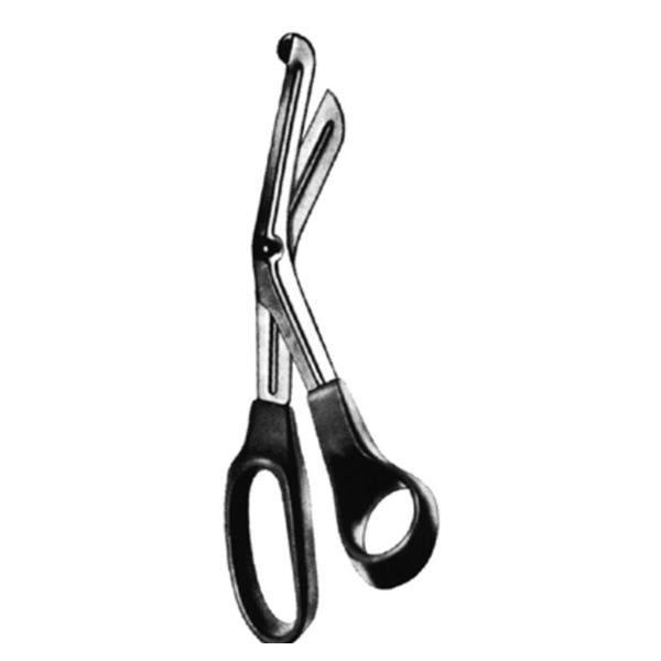 Medco Instruments Inc Shears Universal 5-1/2" Angled Small Stainless Steel Ea - 81086 RED
