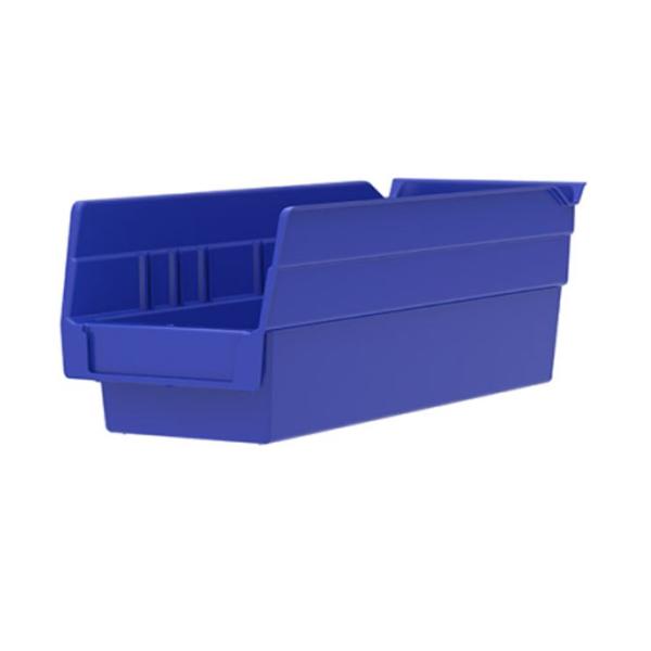 Akro-Mils Bin Shelf Insight 11-5/8X4-1/8X4" Blue Plastic 24/Ca - 30120BLUE