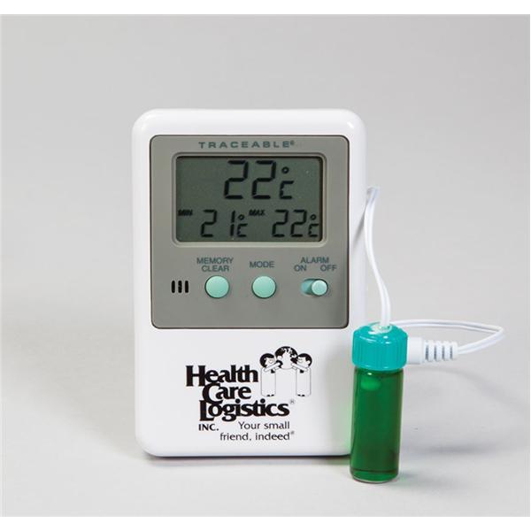 Health Care Logistics Thrmtr Lb Traceable -50-70C/-58-158F Dgtl 3 Lcd Dspl Sl Prb 5/8X2.75X4-5/16 Ea - 14144