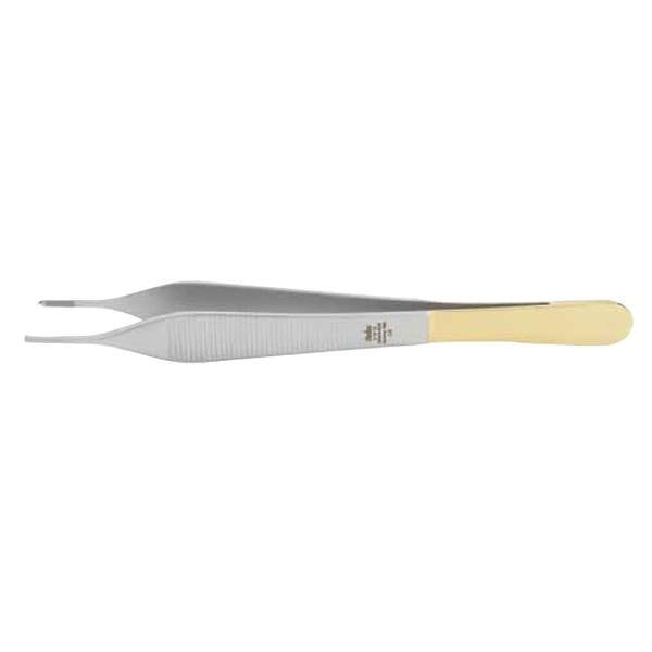 Miltex-Integra Forcep Tissue Hudson 6" Tying Platform Cross Serrated Straight 1X2 Teeth Tc Ea - 6-115TC