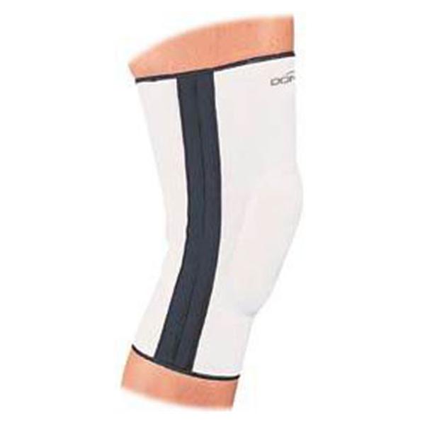 DJO Support Adult Knee Elastic Cotton White Size Small Universal Ea - 11-0242-3