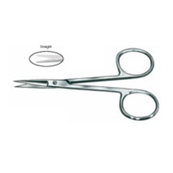BR Surgical, Scissors Knapp 4" Sharp/Sharp Smooth Straight Stainless Steel Ea - BR08-34801
