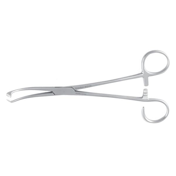 Miltex-Integra Forcep Seizing White Meister-Hand 7-1/2" Serrated Curved Stainless Steel Ea - MH22-550
