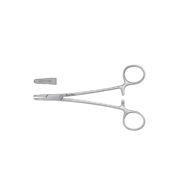 Miltex-Integra Holder Needle Mayo-Hegar Meister-Hand 7-1/4" Serrated Jaw Stainless Steel Ea - MH8-46