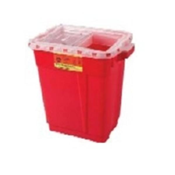 Becton-Dickinson Container Sharps 17Gal X-Large Plastic Red/Clear 5/Ca - 305665