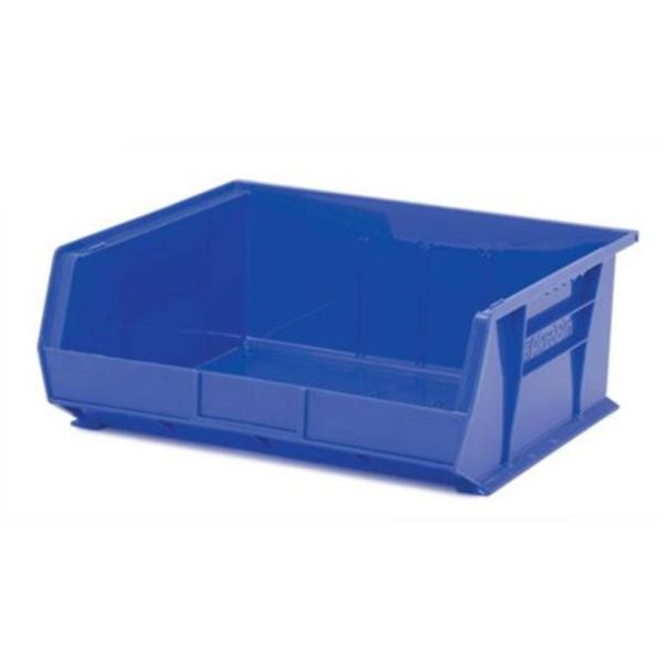 Marketlab Bin Organizer 16-1/2X14-3/4X7" Blue Heavy Duty Polymer With Label Slot Each - 6006-BL