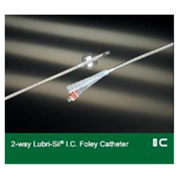 Bard Medical Division Catheter Foley Lubri-Sil I.C. 20Fr 5Cc Rnd Tp 100% Slcn Slvr Hdrgl 2Wy 12/Ca - 1758SI20