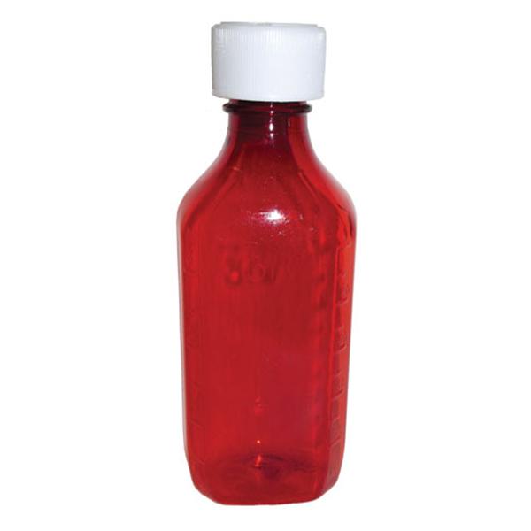 Clarke Container Division Bottle Syrup Plastic 3Oz Amber 100/Case - 91013
