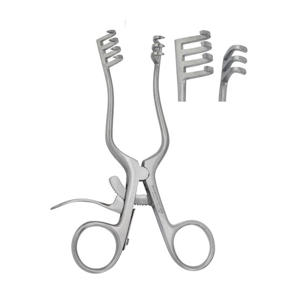 Miltex-Integra Retractor Weitlaner Vantage 5-1/2" Blunt 3X4 Teeth Stainless Steel Ea - V911-610