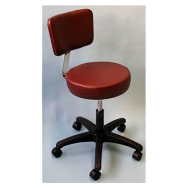 Brandt Industries Inc Stool Exam Econobuoy Gunmetal 2" Casters Backrest 5 Leg Ea - 13422