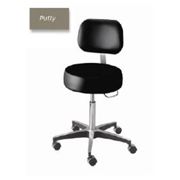 Brewer Company Stool Exam Century Series Putty Casters Adjustable Backrest 5 Leg Ea - 11001BFR-US403