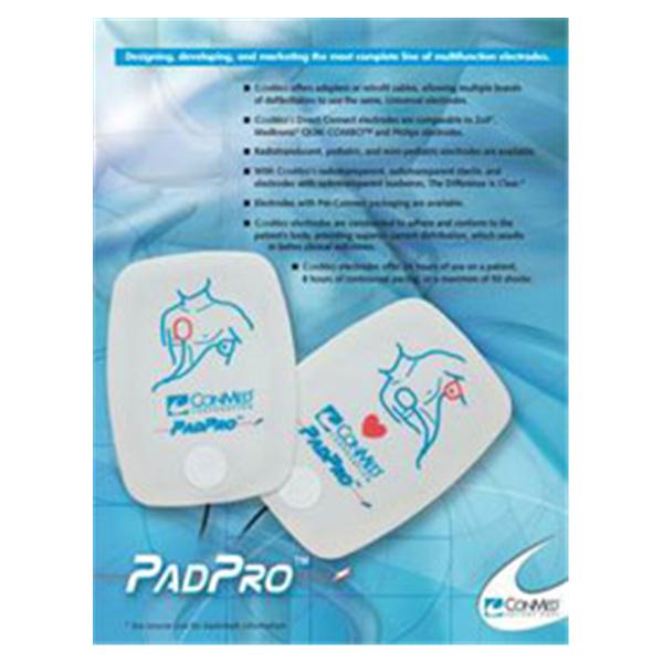 Conmed Corporation Pad Defibrillator Zoll Adult 15X11Cm Polymer Adhesive Gel 10/Bx - 2516Z