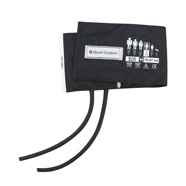 Henry Schein Cuff & Bladder Bp Henry Schein Adcuff F/ Plm Styl Instrmnt Adlt 10 Arm Sm Blk Ea, 15 Ea/Ca - 84510SABK2HS