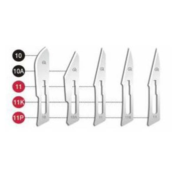 Henry Schein Blade Surgical #10 Carbon Steel Non-Sterile 10/Bx, 200 Bx/Ca - 4305