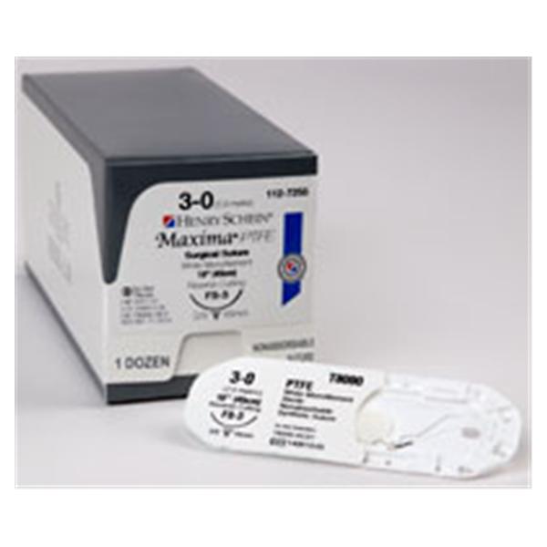 Henry Schein Suture 3-0 Polytetrafluoroethylene Fs-3 Maxima Hsi 18" 12/Bx - 1127255