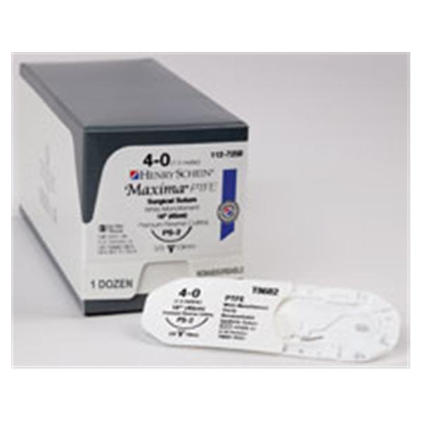Henry Schein Suture 4-0 Polytetrafluoroethylene Ps-2 Maxima Hsi 18" 12/Bx - 1127258