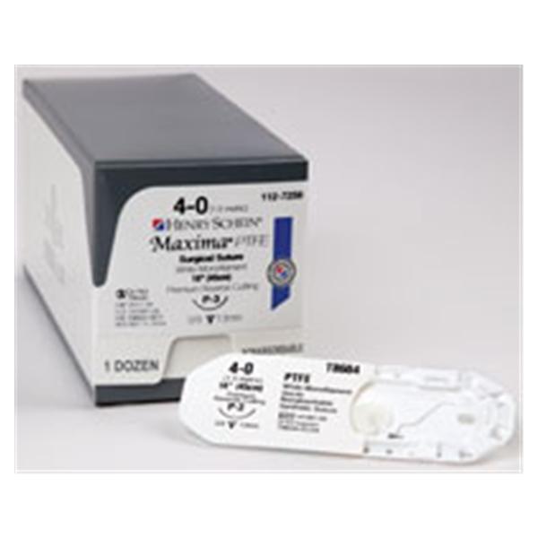 Henry Schein Suture 4-0 Polytetrafluoroethylene P-3 Maxima Hsi 18" 12/Bx - 1127259