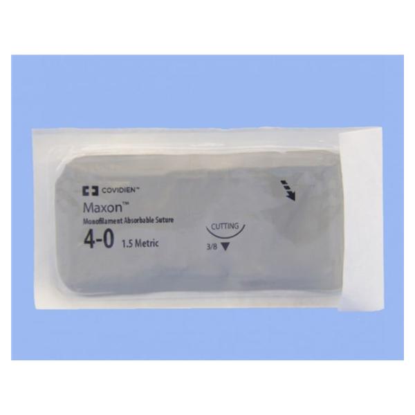 Medtronic MITG-Covidien Suture 4-0 Polyglyconate Copolymer P-12 Maxon Clear 30" Monofilament 36/Ca - SMM5323