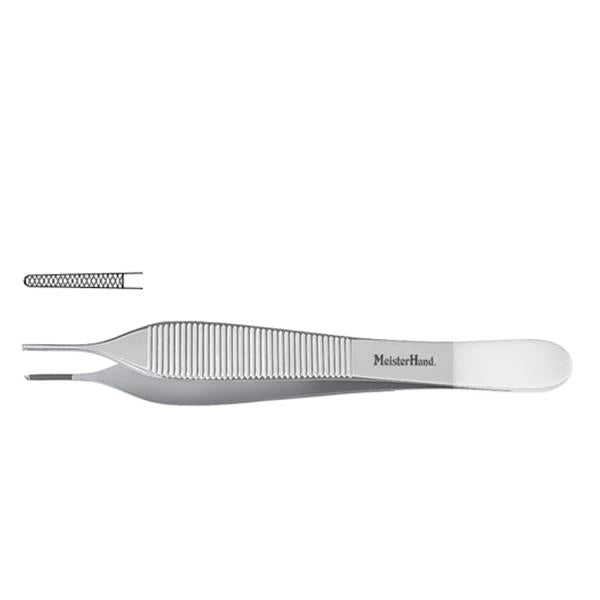 Miltex-Integra Forcep Dressing Adson Meister-Hand 4-3/4" Serrated Tungsten Carbide Ea - MH6-118TC