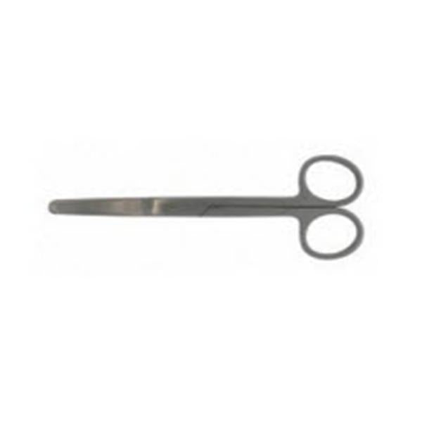 BR Surgical, Scissors Operating 4-1/2" Blunt/Blunt Straight Stainless Steel Ea - WG08-10211