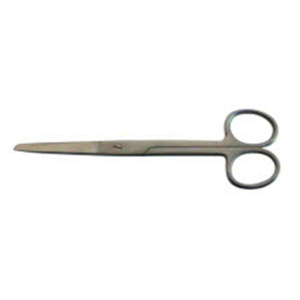 BR Surgical, Scissors 6" Sharp/Blunt Straight Stainless Steel Ea - WG08-11015